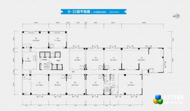 长沙五一广场在售湘域国际中心，户型选择多样