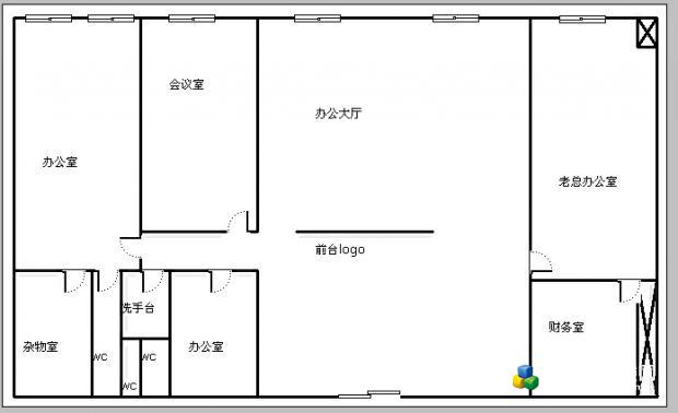 五星级酒店配套-顺天国际财富中心-230平带办公家具