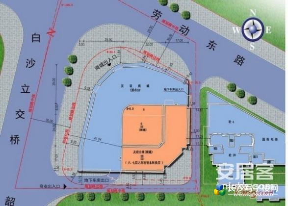 东塘商圈友谊商城上东友星座写字楼首次出租