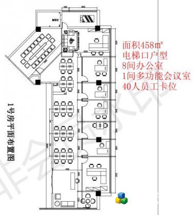 万家丽高架附近豪华装修写字楼底价出租