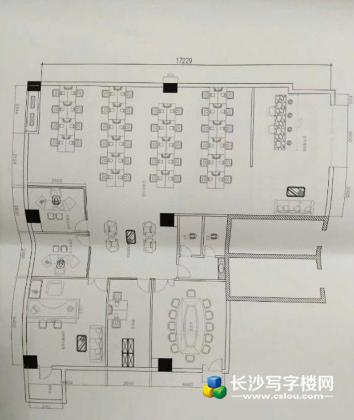 芙蓉广场华美欧大厦370平精装带全套家具