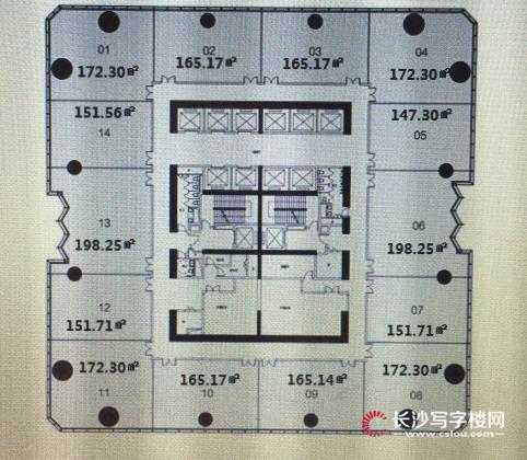 CBD中心地铁口、世茂环球金融中心2500㎡为百强企业首选