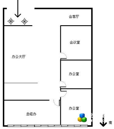 华美欧国际166平米写字楼出租