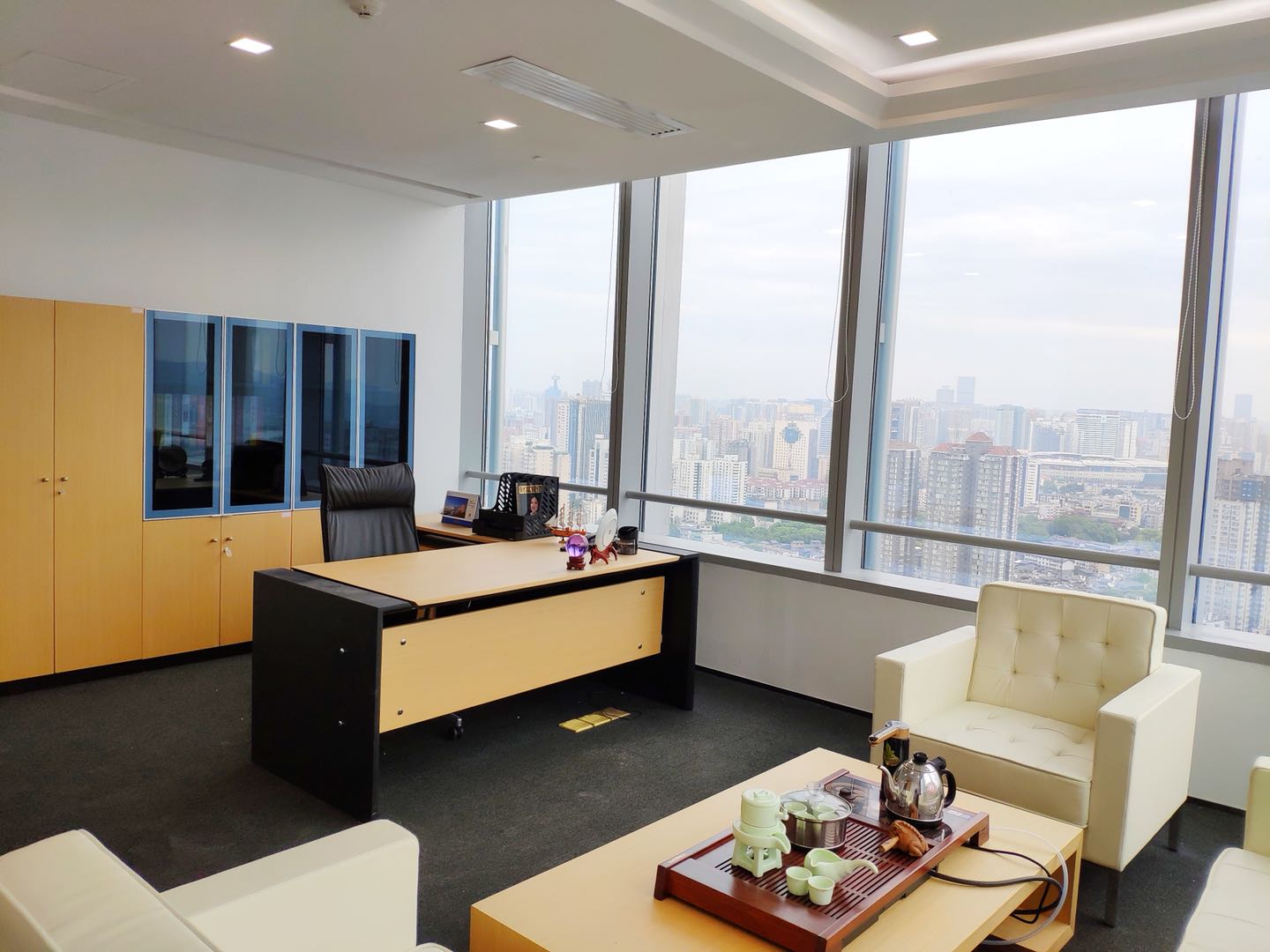 五一广场长沙市第一高楼精装带家具945平拎包办公随时看房视野开阔